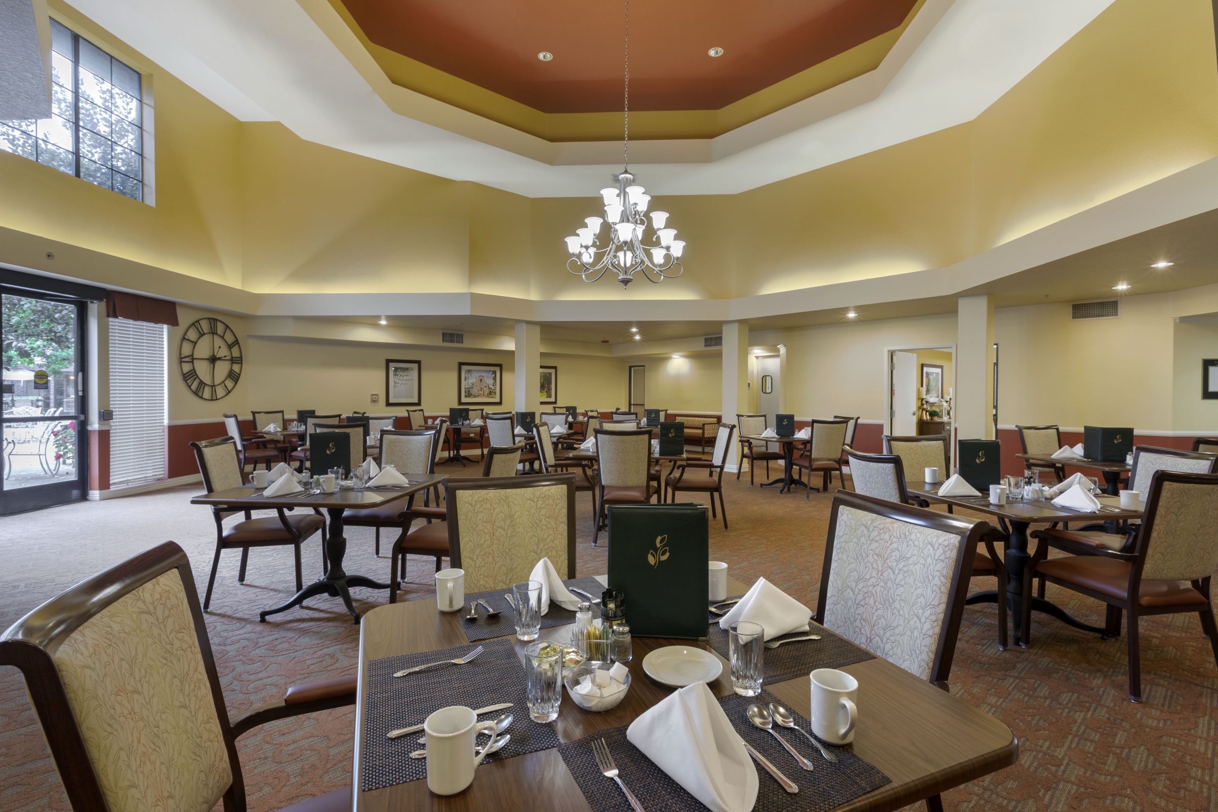 The dining room